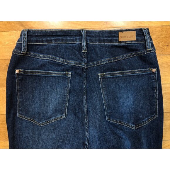 Judy Blue Flare Fit High Rise Blue Denim Jeans Size 11 - Picture 5 of 11